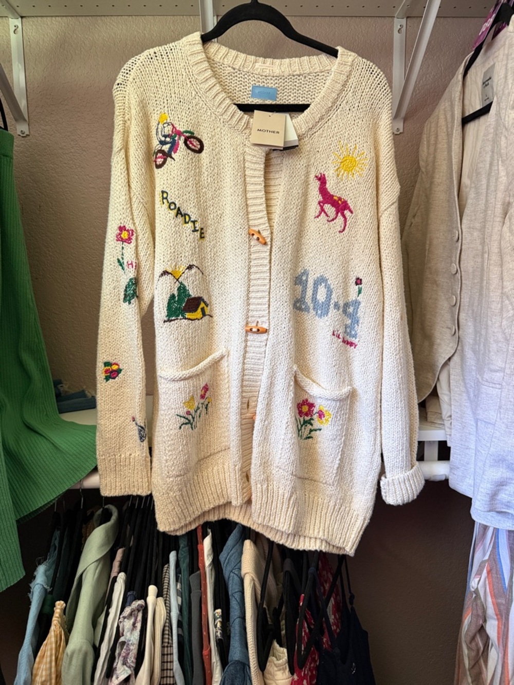 NWT MOTHER Sweater Sz Medium - Picture 2 of 4